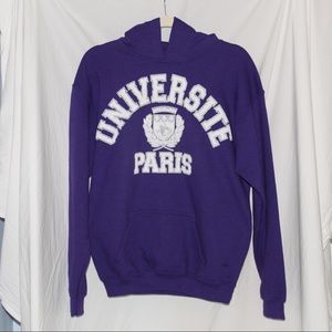 Université Paris Purple/White Sweatshirt